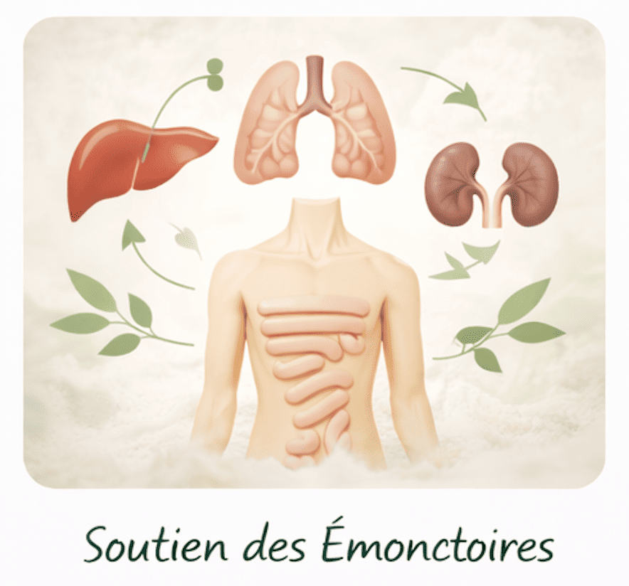 Soutien des émonctoires